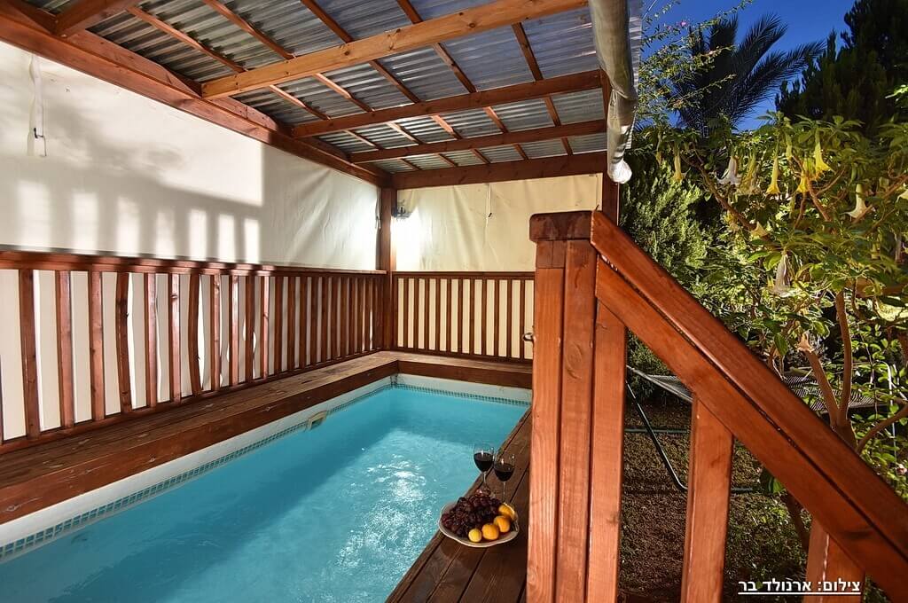 תמונה של בקתה עם בריכה פרטית - 7