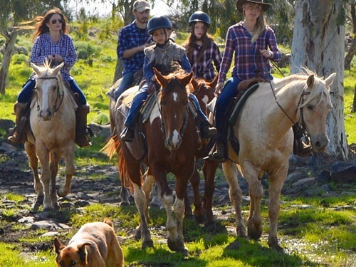 תמונה של רכיבה על סוסים