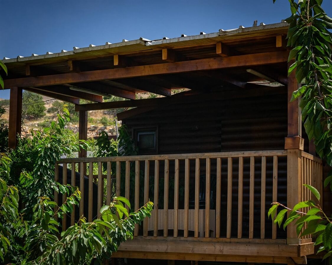 תמונה של בקתות עץ בטבע - 5